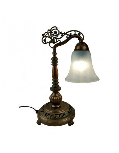 LAMPARA DE SOBREMESA ANTIGUA 39x17