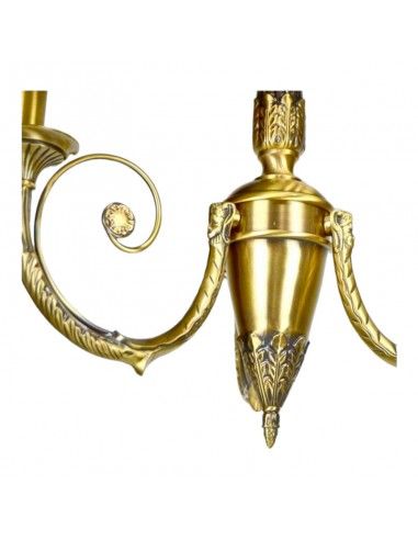 LAMPARA DE TECHO CLASICA BRONCE 3LUCES