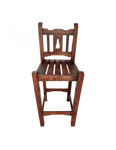 TABURETE ALTO MADERA NOGAL 104x39