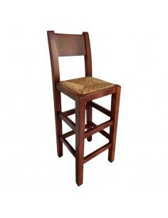 TABURETE ALTO MADERA-ENEA...