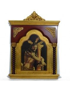 CUADRO SANTO CRISTO EN LA COLUMNA DE ESTEPA