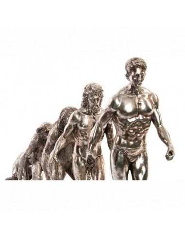 FIGURA EVOLUCION HOMBRE CROMADO 42x55