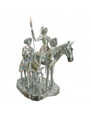 FIGURA DON QUIJOTE Y SANCHO PANZA 28x20