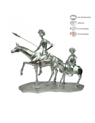 FIGURA DON QUIJOTE Y SANCHO PANZA A...