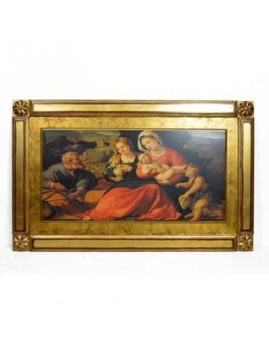 CUADRO CON IMAGEN DE VIRGEN