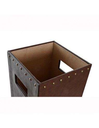 PARAGUERO PU MARRÓN TACHUELAS 50x21