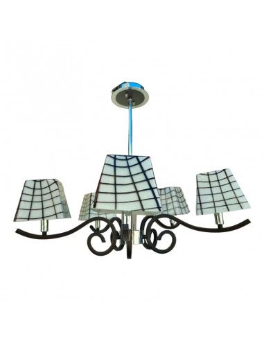 LAMPARA DE TECHO CINCO LUCES 60x65
