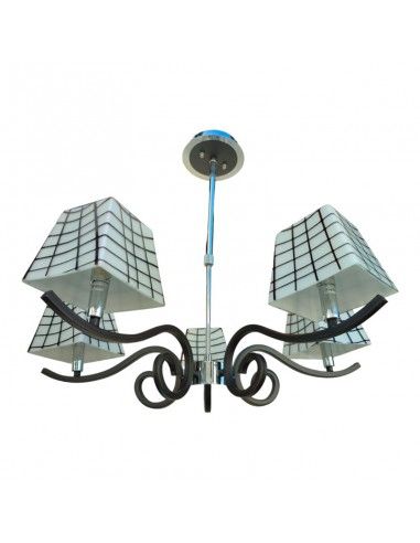 LAMPARA DE TECHO CINCO LUCES 60x65