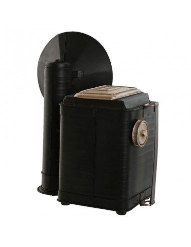 CAMARA MARRON DECORACION METAL 24x25
