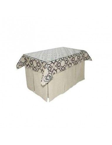 ROPA MESA CAMILLA COMPLETA BEIGE
