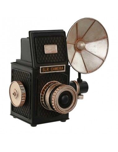 HUCHA CAMARA DECORACION METAL 24x26