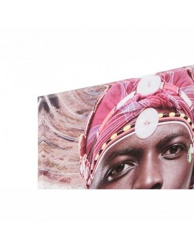 CUADRO MUJER AFRICANA 70x50 set de tres