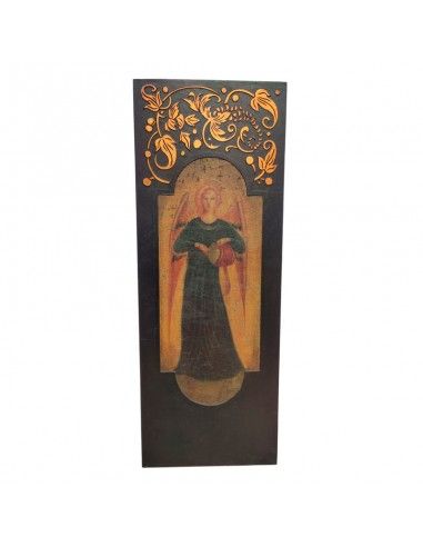 CUADRO ANTIGUO ANGEL 137x51 set de dos