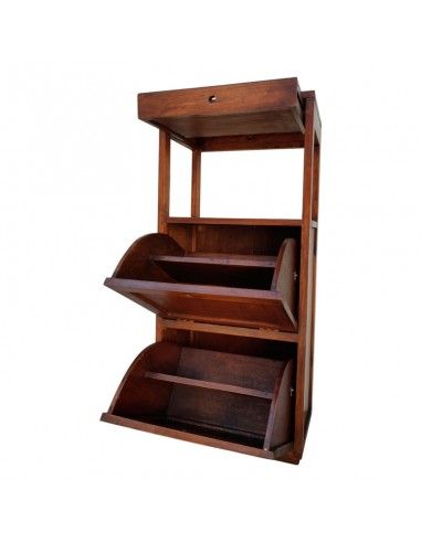 ZAPATERO MADERA DOS TRAMPONES 121x55.5