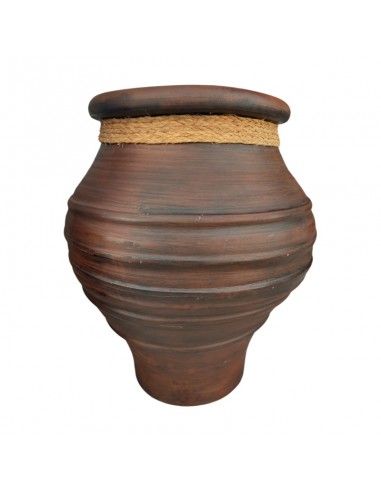 TINAJA CERAMICA Y ESPARTO 68x56