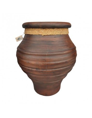 TINAJA CERAMICA Y ESPARTO 68x56