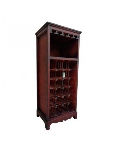 BOTELLERO MADERA RUSTICO 132x57