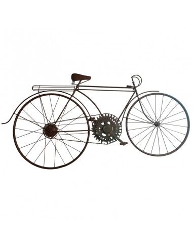 DECORATIVO BICICLETA MARRON 60x115