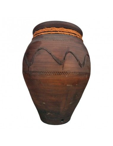 TINAJA CERAMICA Y ESPARTO 58x43