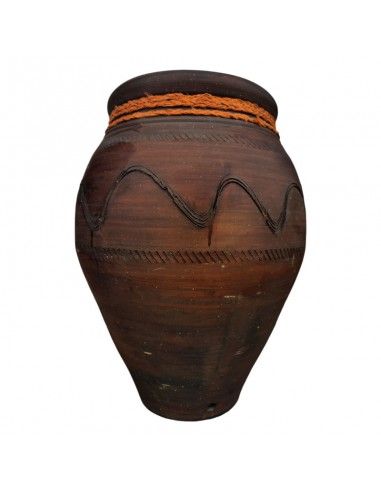 TINAJA CERAMICA Y ESPARTO 58x43