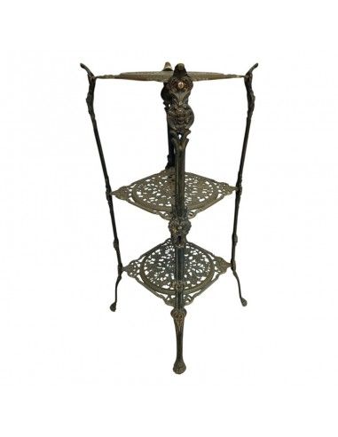 MESA AUXILIAR BRONCE ANTIGUA 71x28
