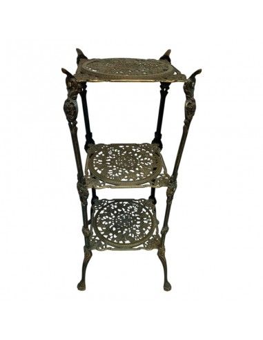 MESA AUXILIAR BRONCE ANTIGUA 71x28