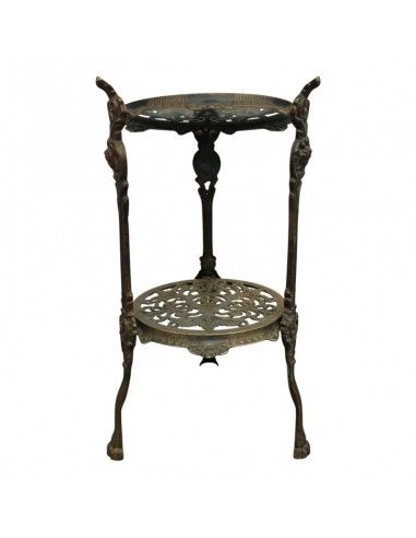 MESA AUXILIAR BRONCE ANTIGUA 46x26