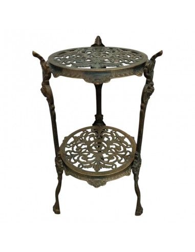 MESA AUXILIAR BRONCE ANTIGUA 46x26