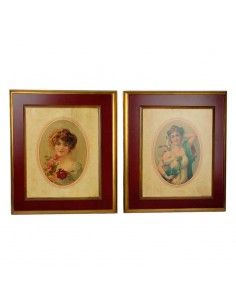 CUADRO MUJER EPOCA 35x30... 2