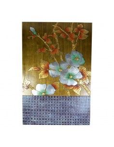 CUADRO GRANDE CON FLORES ESTILO MODERNO