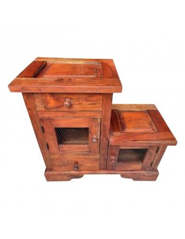 MUEBLE ESCALERA MADERA - FORJA 71x72