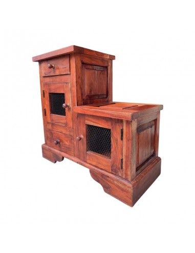 MUEBLE ESCALERA MADERA - FORJA 71x72