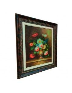 CUADRO BODEGON DE FLORES 83x72 2