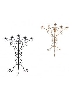 CANDELABRO DE PIE FORJA 90x67
