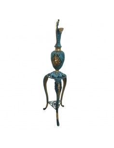 ANFORA DE BRONCE CON PIE 89x26 2