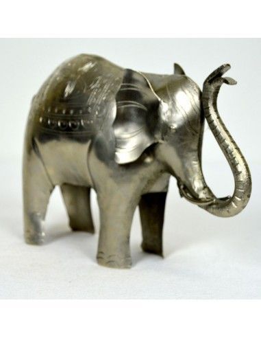 FIGURA ELEFANTE METAL