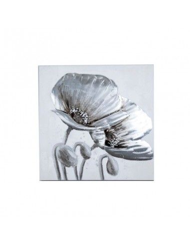 CUADRO FLORES ALUMINIO