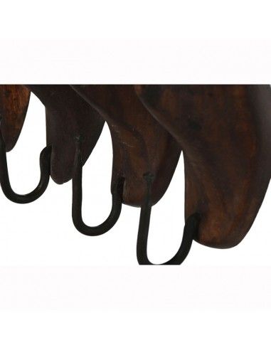 PERCHERO PARED 5 HORMAS ZAPATO 28x66