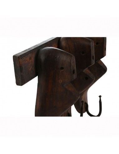 PERCHERO PARED 5 HORMAS ZAPATO 28x66