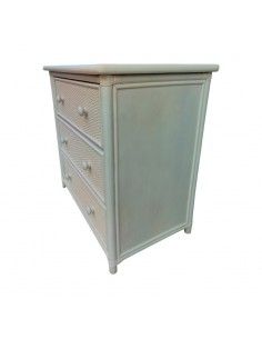 COMODA MADERA-RATÁN BLANCO... 2