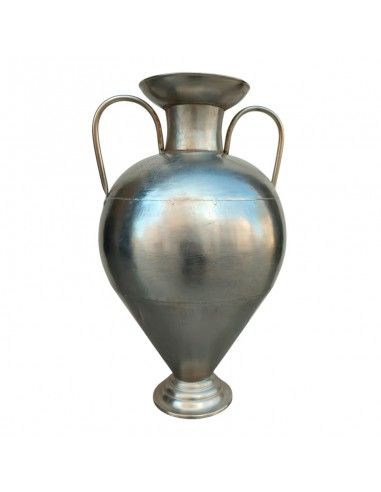 JARRON METAL PLATEADO 63x39