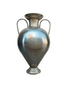 JARRON METAL PLATEADO 63x39