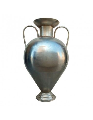 JARRON METAL PLATEADO 63x39
