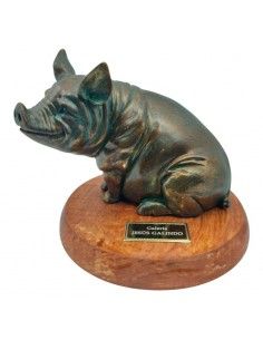 FIGURA TROFEO CERDO 14x18.5