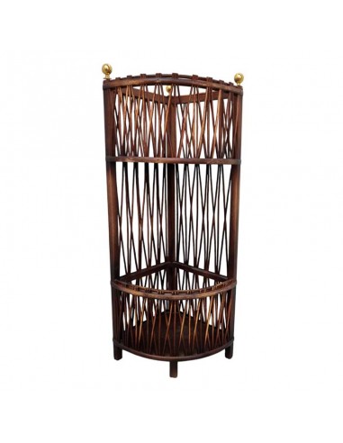 MACETERO DE PIE MIMBRE Y METAL 77x34
