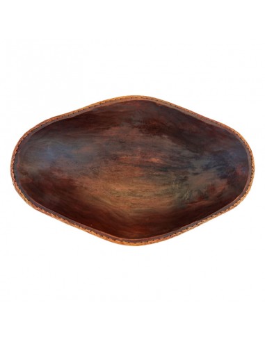 CENTRO DE MESA MADERA NOGAL 14x54