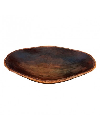 CENTRO DE MESA MADERA NOGAL 14x54