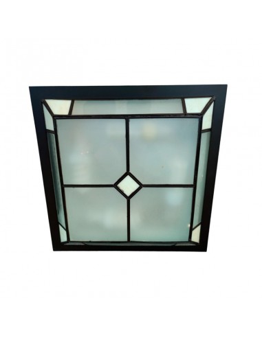 PLAFON DE TECHO RUSTICO OPALINA CREMA...