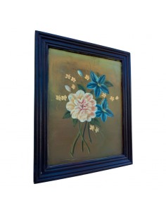 CUADRO FLORES ANTIGUO 40x33 2