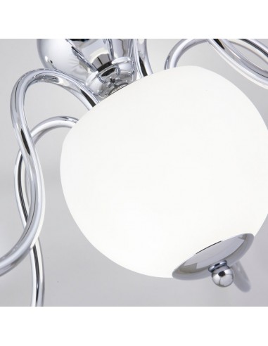 LAMPARA DE TECHO MAXIMA CROMO 5+2 LUCES